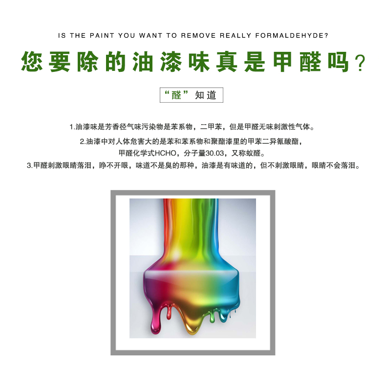 新綠快光催化強(qiáng)力油漆除味劑