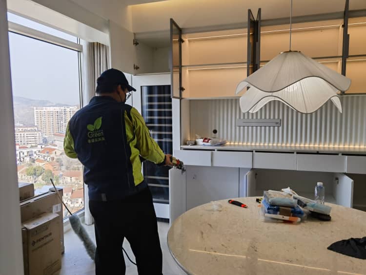 沌口除甲醛：格瑞樂(lè)蠻扎實(shí)！