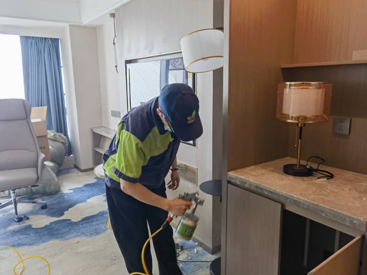 漢陽酒店除甲醛：格瑞樂蠻扎實！